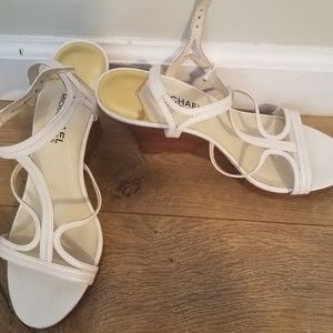 Michael Kors White Wedges Sandals Size 9